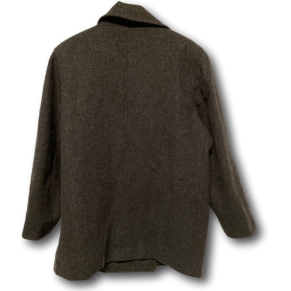MDP Mario De Pinto Grey Wool Blend Coat Peacoat - Picture 2 of 2